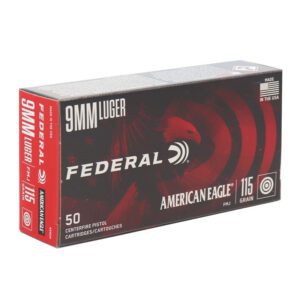 AMMO-9mm-P-115gr-FEderal-FMJ-American-Eagle-50s